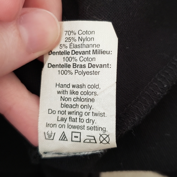 J. Crew Structured Mixed Lace Shell - Picture 6 of 6